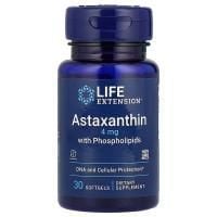 Картинка Астаксантин Life Extension Astaxanthin 4 мг 30 капсул від інтернет-магазину спортивного харчування PowerWay