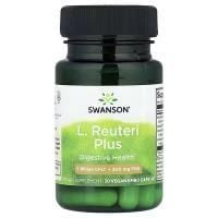 Картинка Лактобактерії Реутері Swanson L. Reuteri Plus 7 Billion CFU + 200 мг FOS 30 капсул від інтернет-магазину спортивного харчування PowerWay