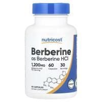 Картинка Берберин Nutricost Berberine HCL 1200 мг 60 капсул (600 мг у капсулі) від інтернет-магазину спортивного харчування PowerWay