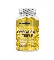 Картинка Омега 3-6-9 Iron Flex Omega 3-6-9 Triple 90 капсул від інтернет-магазину спортивного харчування PowerWay