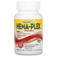Картинка NaturesPlus, Hema-Plex, жувальні таблетки від інтернет-магазину спортивного харчування PowerWay