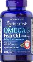 Картинка Омега-3 жирні кислоти Puritan's Pride Omega-3 1200mg від інтернет-магазину спортивного харчування PowerWay