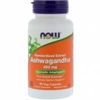 Картинка Ашвагандха, Ashwagandha, Now Foods, 450 мг від інтернет-магазину спортивного харчування PowerWay