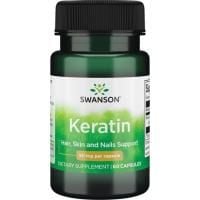 Картинка Кератин Swanson Keratin 50 мг, 60 капсул від інтернет-магазину спортивного харчування PowerWay