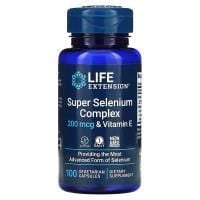 Картинка Селеновий комплекс з вітаміном Е Life Extension Super Selenium Complex 200 мкг 100 капсул від інтернет-магазину спортивного харчування PowerWay