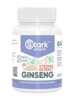 Картинка Екстракт женьшеню Stark Pharm Ginseng Strong Extract 60 капсул від інтернет-магазину спортивного харчування PowerWay
