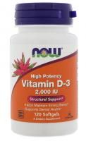 Картинка Вітамін D3 50 мг (2000 МО) Now Foods від інтернет-магазину спортивного харчування PowerWay