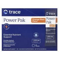 Картинка Електроліти Power Pak, Trace Minerals 30 стіків по 6 г від інтернет-магазину спортивного харчування PowerWay