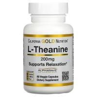 Картинка L-теанін California Gold Nutrition L-Theanine AlphaWave від інтернет-магазину спортивного харчування PowerWay