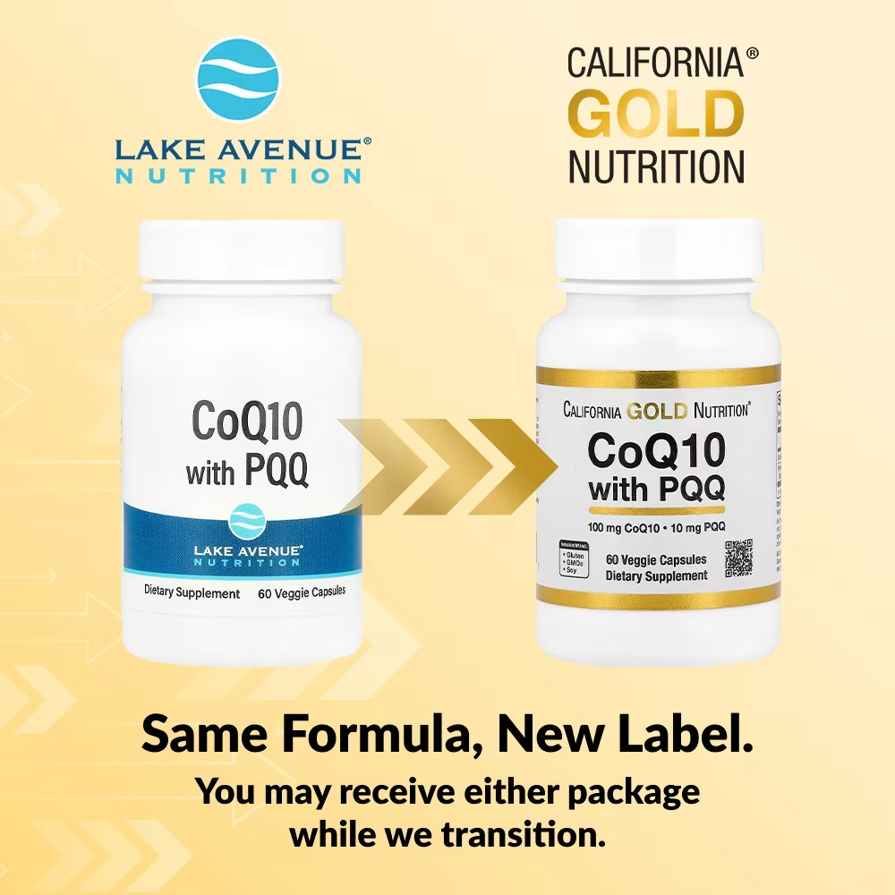 Коензим Q10 із піролохінолінхіноном California Gold Nutrition