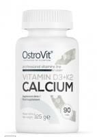 Картинка Кальцій+Д3+К2 Ostrovit Vitamin D3+K2 Calcium 90 табл від інтернет-магазину спортивного харчування PowerWay