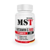 Картинка Вітамін С з Д3 та цинком MST Vitamin C Vitamin D3 Zinc 100 капсул від інтернет-магазину спортивного харчування PowerWay