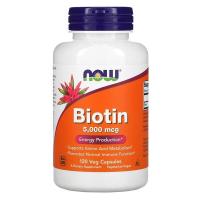 Картинка Біотин NOW Foods Biotin від інтернет-магазину спортивного харчування PowerWay