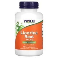 Картинка Корінь солодки Now Foods Licorice Root 450 мг 100 капсул від інтернет-магазину спортивного харчування PowerWay