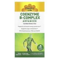 Картинка Комплекс вітамінів групи В Country Life Coenzyme B-Complex Advanced від інтернет-магазину спортивного харчування PowerWay