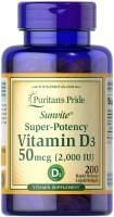 Картинка Вітамін D3 Puritans Pride - Vitamin D3 2000 IU від інтернет-магазину спортивного харчування PowerWay