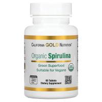 Картинка Спіруліна, California Gold Nutrition, Organic Spirulina від інтернет-магазину спортивного харчування PowerWay