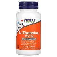 Картинка Л-теанін Now Foods L-Theanine 100 мг, 90 капсул від інтернет-магазину спортивного харчування PowerWay