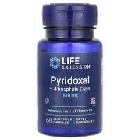 Картинка Вітамін В6 Life Extension Pyridoxal 5-Phosphate 100 мг 60 капсул від інтернет-магазину спортивного харчування PowerWay