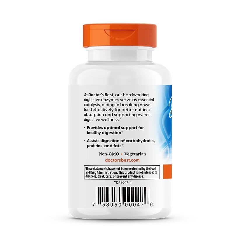 Травні ферменти, Digestive Enzymes, Doctor's Best, 90 капсул