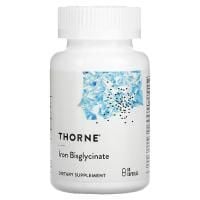 Картинка Залізо Thorne Iron Bisglycinate 60 капсул від інтернет-магазину спортивного харчування PowerWay