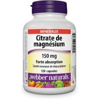 Картинка Магній цитрат, Magnesium Citrate, Webber Naturals  від інтернет-магазину спортивного харчування PowerWay