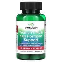 Картинка Комплекс для жіночого здоров'я Swanson Women's Multi +Hormone Support 90 таблеток від інтернет-магазину спортивного харчування PowerWay