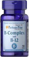Картинка Комплекс вітамінів B-Complex and B-12 (90 tabs) від інтернет-магазину спортивного харчування PowerWay