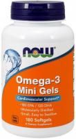 Картинка Омега-3 NOW Foods Omega-3 Mini Gels від інтернет-магазину спортивного харчування PowerWay
