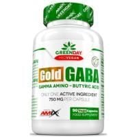 Картинка Гамма-аміномасляна кислота GreenDay ProVegan Gold GABA 750 мг 90 капсул від інтернет-магазину спортивного харчування PowerWay