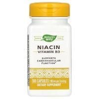 Картинка Ніацин (Вітамін В3) Nature's Way Niacin 100 мг 100 капсул від інтернет-магазину спортивного харчування PowerWay