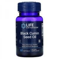Картинка Олія чорного кмину, Black Cumin Seed Oil, Life Extension, 500 мг від інтернет-магазину спортивного харчування PowerWay