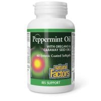 Картинка Комплекс олії перцевої м'яти + орегано Natural Factors Peppermint + Oregano Oil Complex від інтернет-магазину спортивного харчування PowerWay