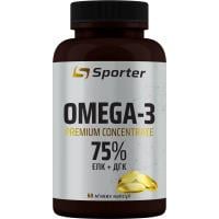 Картинка Преміум Омега-3 Sporter Omega-3 Premium Concentrate 750 мг 60 капсул від інтернет-магазину спортивного харчування PowerWay
