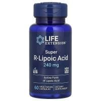 Картинка Р-ліпоєва кислота Life Extension Super R-Lipoic Acid 240 мг 60 капсул від інтернет-магазину спортивного харчування PowerWay