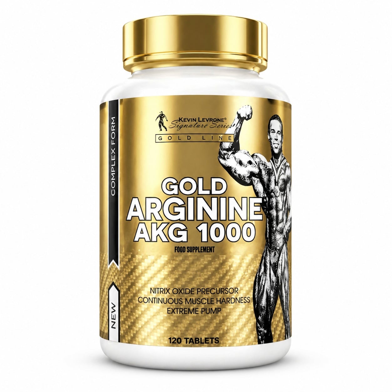 Л-аргінін Kevin Levrone Gold Arginine AKG 1000 мг 120 таблеток