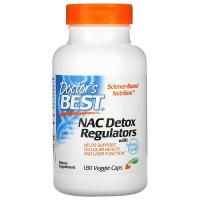 Картинка Амінокислота N-ацетилцистеїн, NAC Detox Regulators, Doctor's Best від інтернет-магазину спортивного харчування PowerWay