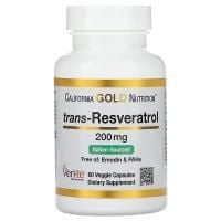 Картинка Ресвератрол California Gold Nutrition trans-Resveratrol від інтернет-магазину спортивного харчування PowerWay