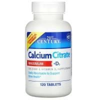 Картинка Кальцій з вітаміном Д3 21st Century Calcium Citrate + D3 від інтернет-магазину спортивного харчування PowerWay
