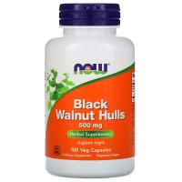 Картинка Шкаралупа чорного горіха Now Foods Black Walnut Hulls від інтернет-магазину спортивного харчування PowerWay