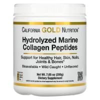 Картинка Морський колаген, гідролізовані пептиди, Hydrolyzed Marine Collagen Peptides, California Gold Nutrition від інтернет-магазину спортивного харчування PowerWay