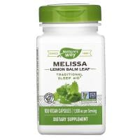 Картинка Nature's Way, Melissa, Lemon Balm Leaf, 500 mg від інтернет-магазину спортивного харчування PowerWay