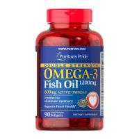 Картинка Омега-3, Double Strength Omega-3 Fish Oil, Puritan's Pride 1200 мг від інтернет-магазину спортивного харчування PowerWay