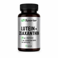 Картинка Лютеїн із зеаксантином Sporter Lutein with Zeaxanthin 60 капсул від інтернет-магазину спортивного харчування PowerWay