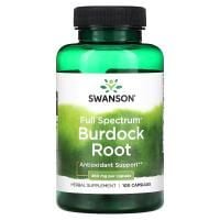 Картинка Корінь лопуха Swanson Burdock Root 460 мг 100 капсул від інтернет-магазину спортивного харчування PowerWay