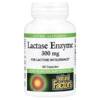 Картинка Лактаза Natural Factors Lactase Enzyme 9000 FCC ALU 300 мкг 60 капсул від інтернет-магазину спортивного харчування PowerWay
