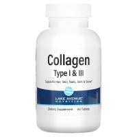 Картинка Колаген Lake Avenue Nutrition, Hydrolyzed Collagen Type I & III, 1,000 mg від інтернет-магазину спортивного харчування PowerWay