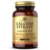 Картинка Кальцій з вітаміном Д-3 Solgar Calcium Citrate with Vitamin D3 від інтернет-магазину спортивного харчування PowerWay