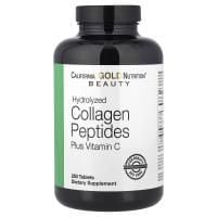 Картинка Пептиди гідролізованого колагену типів 1 та 3 + вітамін С California Gold Nutrition Hydrolyzed Collagen Peptides Type I & III + Vitamin C від інтернет-магазину спортивного харчування PowerWay