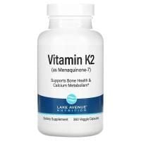 Картинка Вітамін К2 Vitamin K2 Lake Avenue Nutrition від інтернет-магазину спортивного харчування PowerWay